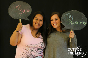 Kristen, OTL Student (left) and Sloan, OTL Media Educator (right) tell the world what they care about.